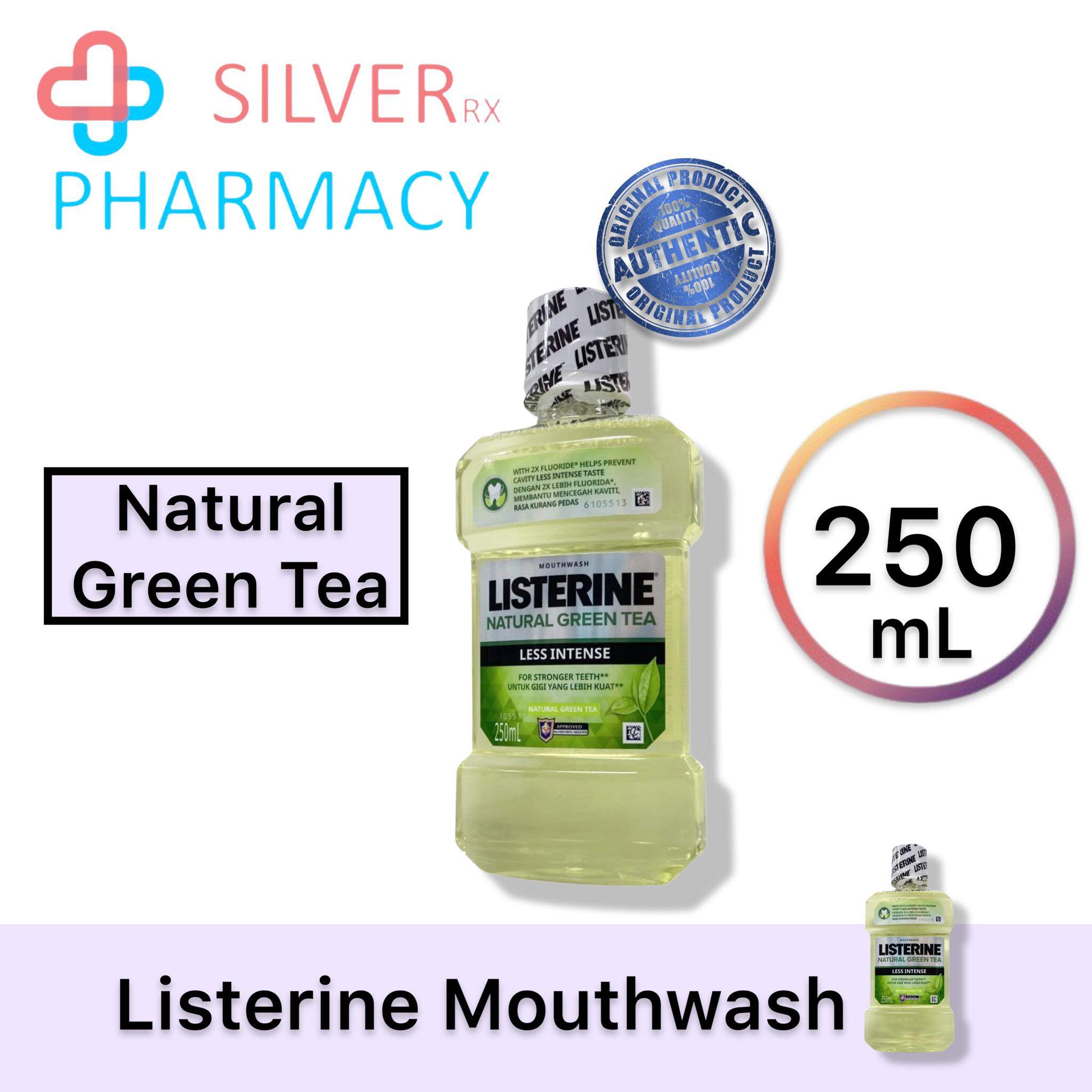 [Exp 01/2026] Listerine Natural Green Tea Mouthwash 250mL