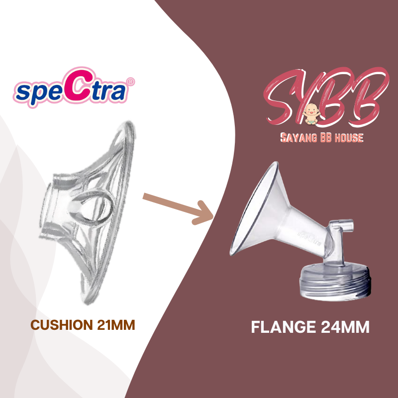 Cushion 21mm insert to Flange 24mm Spectra Breast Pump Accessories