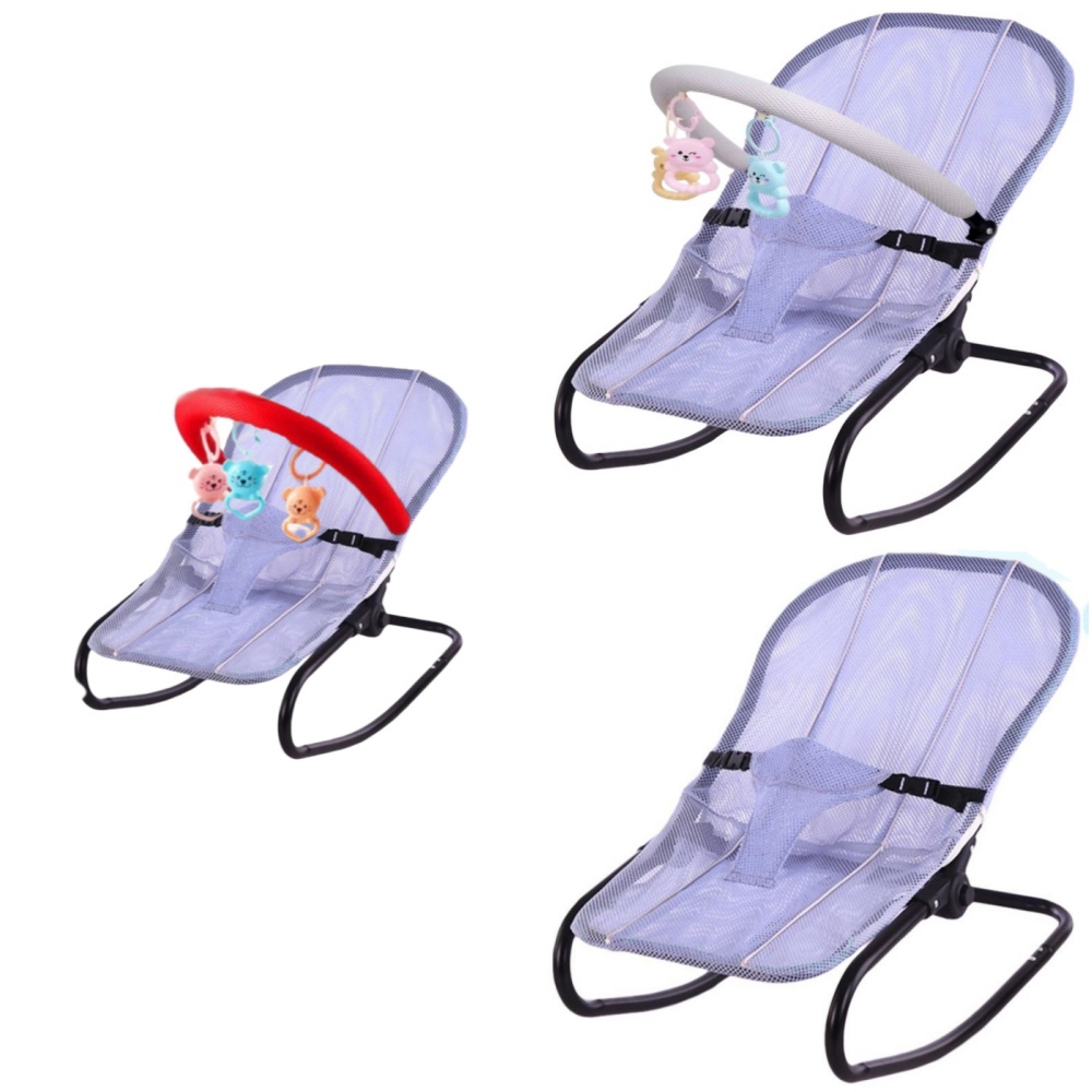 Ready Stock FOLDABLE Baby Balance Chair adjustable baby Rocker Bouncer Chair Infant to Toddler Buai Lantai