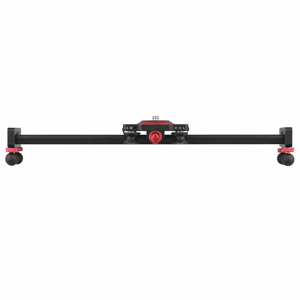 Andoer 40cm/16inch Aluminum Alloy Camera Track Slider Video Stabilizer Rail for DSLR Camera Camcorder DV Film Photography, Load up to 11Lbs (2)