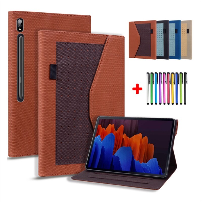 [Ốp lưng krett] Ốp lưng cho Samsung Tab S7 S7 FE Cover 2021 Tab S8 Plus 12.4 đứng etui cho Galaxy Ta