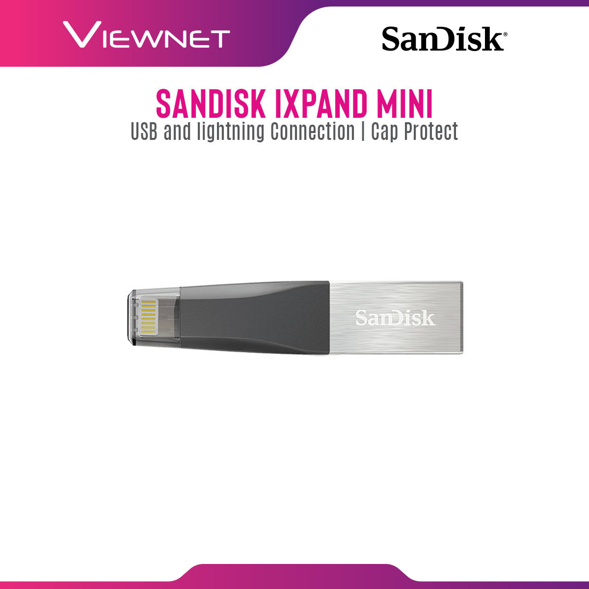 Sandisk iXPand Mini Lightning USB3.0 (32GB / 64GB / 128GB / 256GB) Flash Drive Pendrive