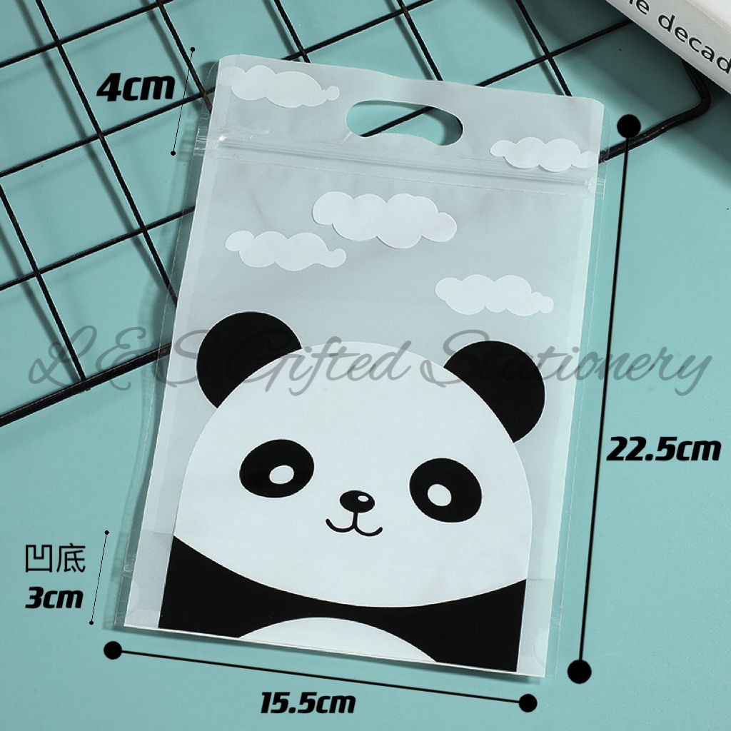 L&S Gifted Stationery Cute Ziplock Bag Plastic Storage Bag Gift Bag Birthday Party Door Gift Kenduri /Wedding /Birthday /Celebrations 礼物袋 零食袋 饼干袋 烘培袋