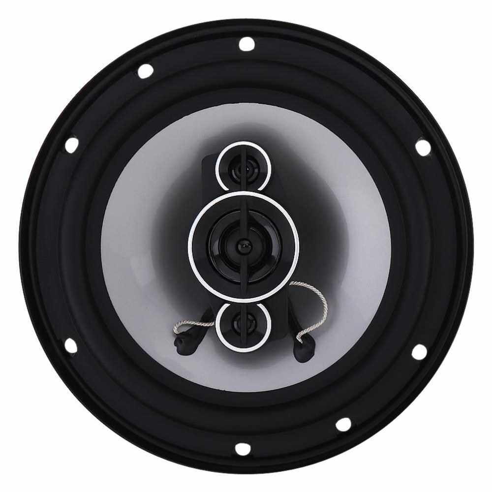2pcs 6 Inch 650W 4-Way Auto Car HiFi Coaxial Speaker Vehicle Door Auto Audio Music Stereo Full Range Frequency Speakers for Cars (Black)
