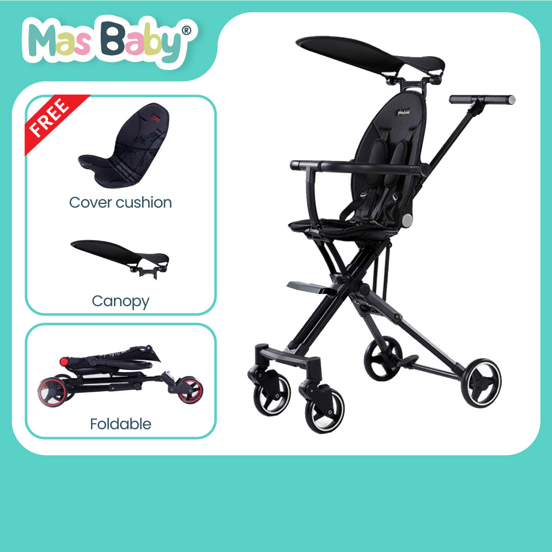 Mas Baby X6 Lightweight Stroller Foldable Push Trolley Pram For Infant Toddler Compact Fold Cabin Size Kereta Tolak Bayi Murah Troli Troller Stoller