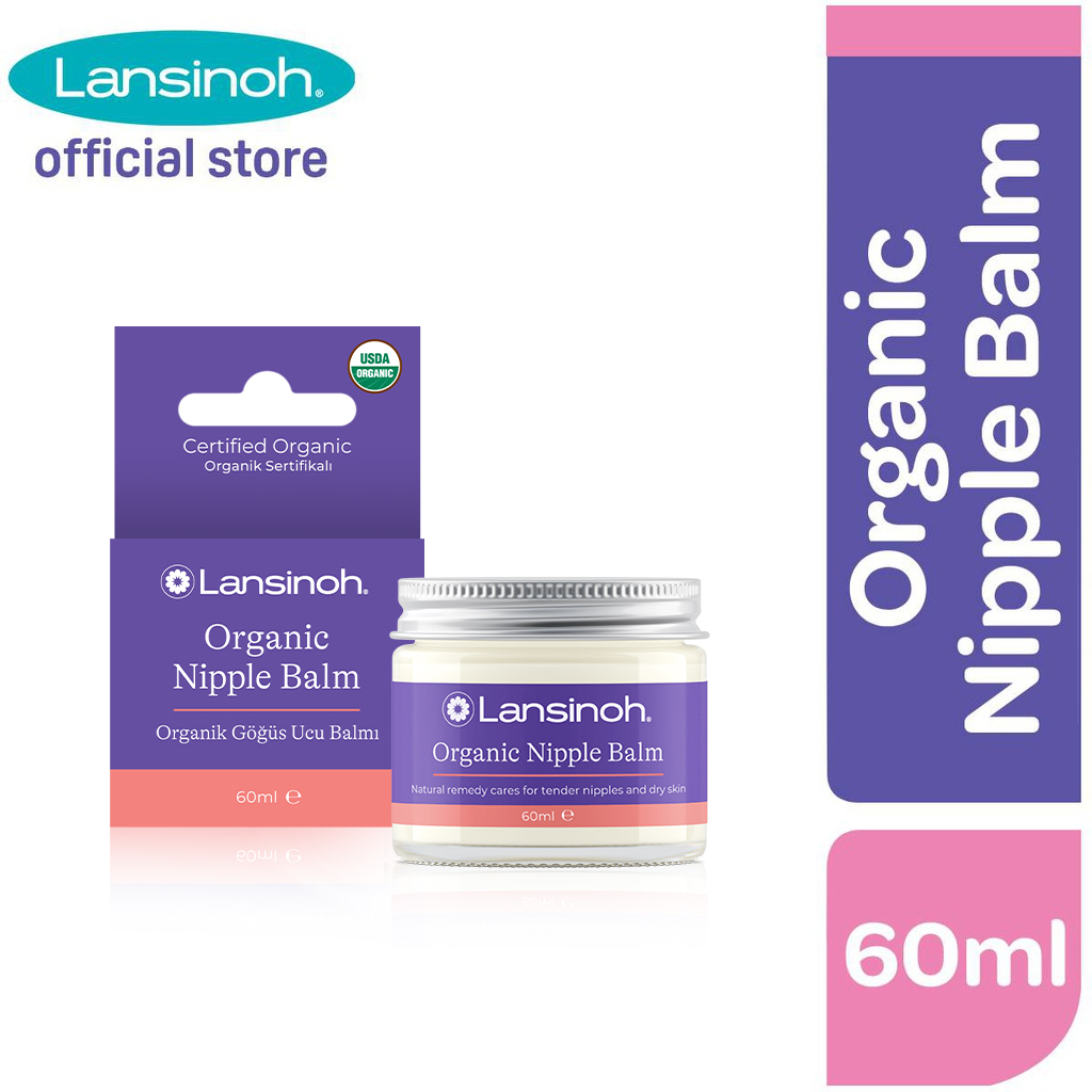 LANSINOH ORGANIC NIPPLE BALM 60ML