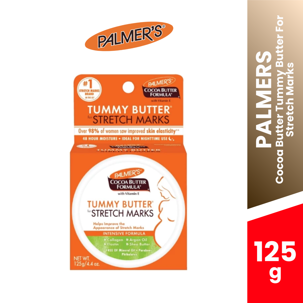 PALMERS Cocoa Butter Tummy Butter For Stretch Marks 125g
