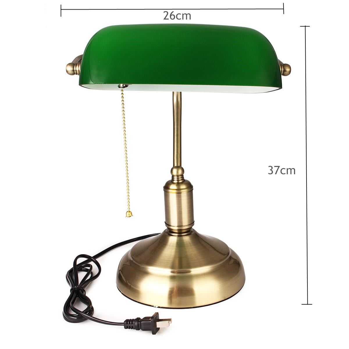 Green Acrylic Desk Lamp Retro Bedroom Bedside Lamp Living Room Decoration Table Lamp Desk LED Lighting