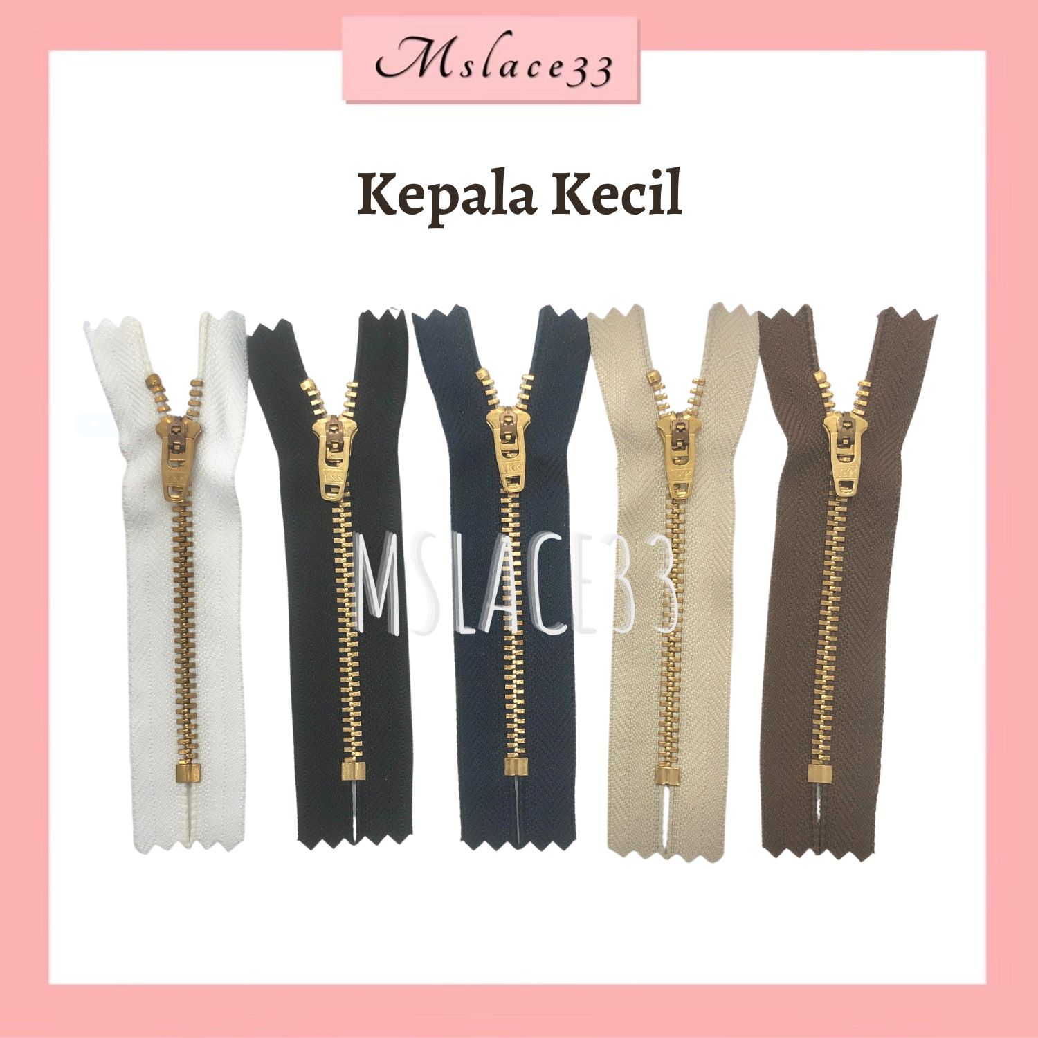 YKK Jeans Zip/ YKK Zip Seluar Jeans / Zip Kepala Besi / YKK Zip Kepala Besar Kepala Kecil ( 4 5678)