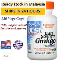 Doctors Best Extra Strength Ginkgo 120 mg 120 Veggie Caps EXP 04/2028 READY STOCK!