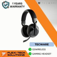 Flexi Tech Tecware Q3 Wireless Gaming Headset - Black