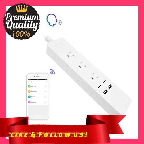 People\'s Choice Smart Plug Power Strip Wi-Fi Surge Protector Outlet Work With with Alexa, Google Home (Us1)