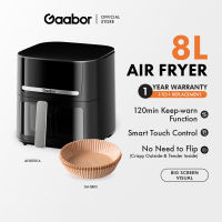 Gaabor 8L Large Capacity Air Fryer Non-Stick Coating Smart Touch Control Penggoreng Udara AF-80T01A
