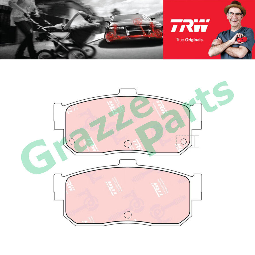 TRW Brake Pad Rear for GDB3181 - Nissan Cefiro V6 A32 A33