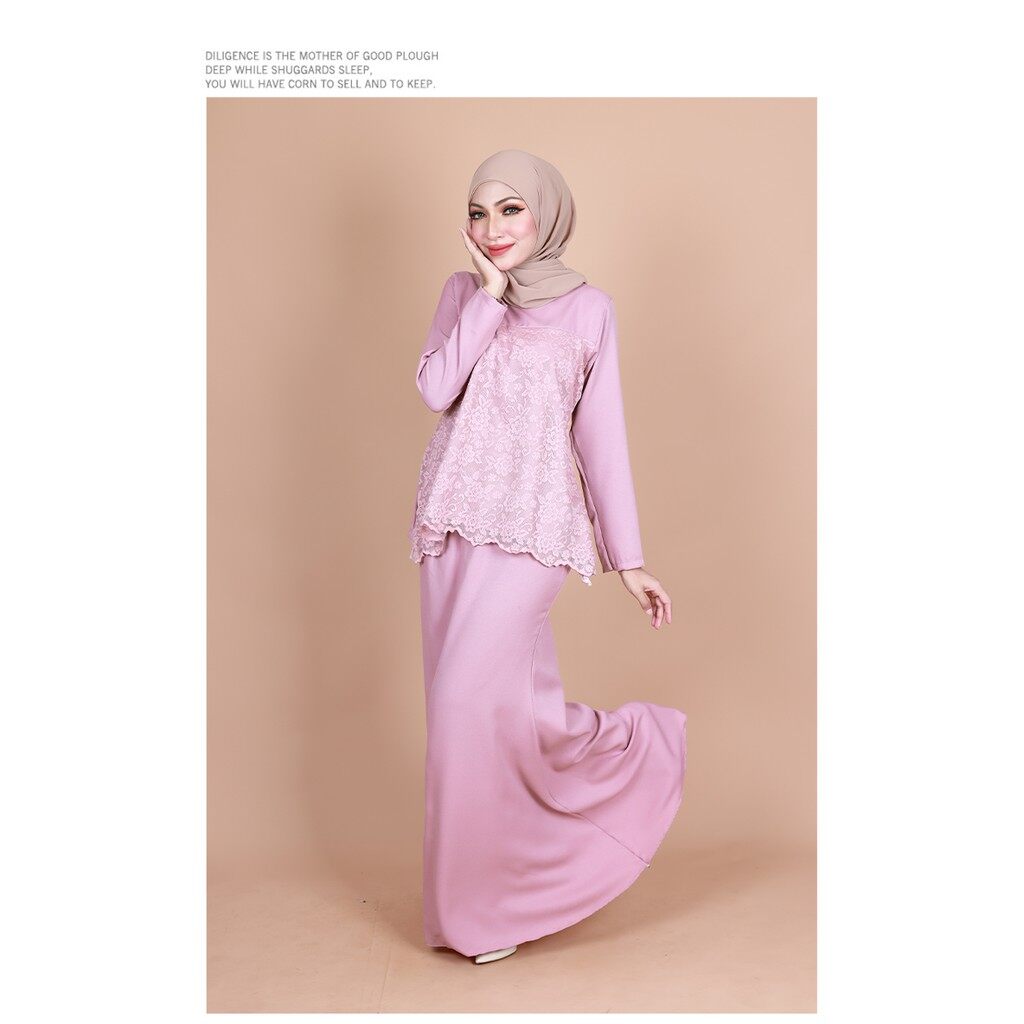 2022 Raya Collection Jamal Adult Lace Baju Kurung Set BEST SELLER