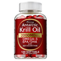 Antarctic Krill Oil 2000 mg Omega 3 Fatty Acid Supplement High Potency EPA at DHA Krill Oil Softgels (120 Softgels) Astaxanthin Heart Health Supplement Walang Fish Oil Aftertaste