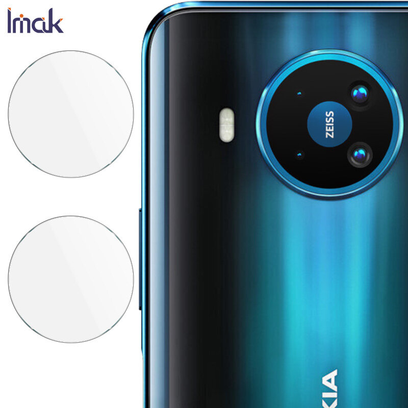2 PCS Đối Với Nokia 8.3 5G Bảo Vệ Máy Ảnh Phim 6.81 Inches IMAK Độ Nét Cao Ống Kính Máy Ảnh Kính Phim