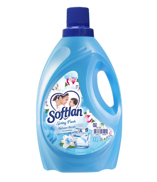Softlan/ Softlan Anti Wrinkles Spring Fresh (Blue) Fabric Softener / 3L