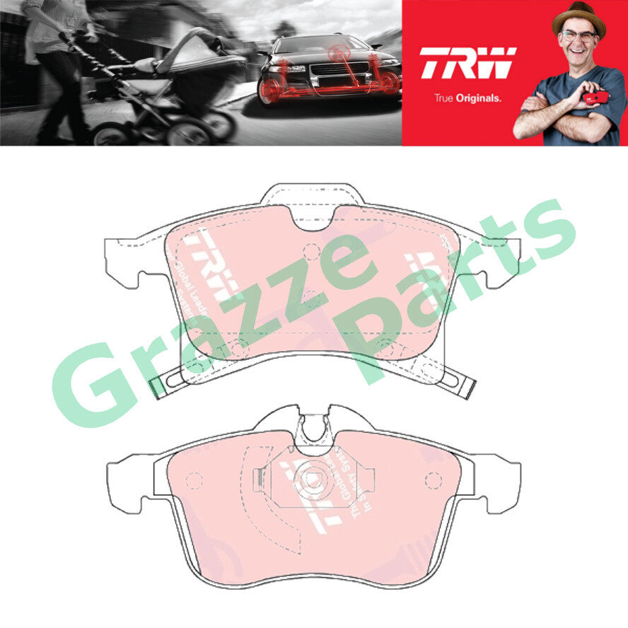 TRW Brake Pad Front for GDB1668 for Chevrolet Nabira 1.8