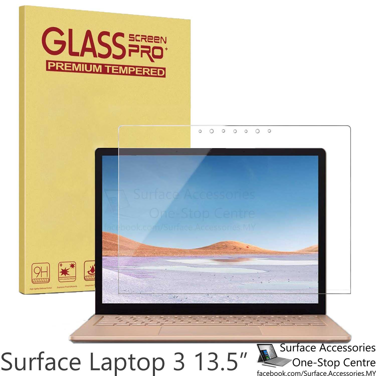[MALAYSIA]Surface Laptop 3 13.5 Tempered Glass Hardness 9H Hardness Nano Coating Anti Shatter Film Microsoft Surface Laptop 3 2019 Surface Laptop 3 2020