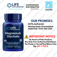 Life Extension 🇺🇸 Magnesium Glycinate 90 vegetarian capsules EXP:06/28 100% Authentic and Money Back Guaranteed