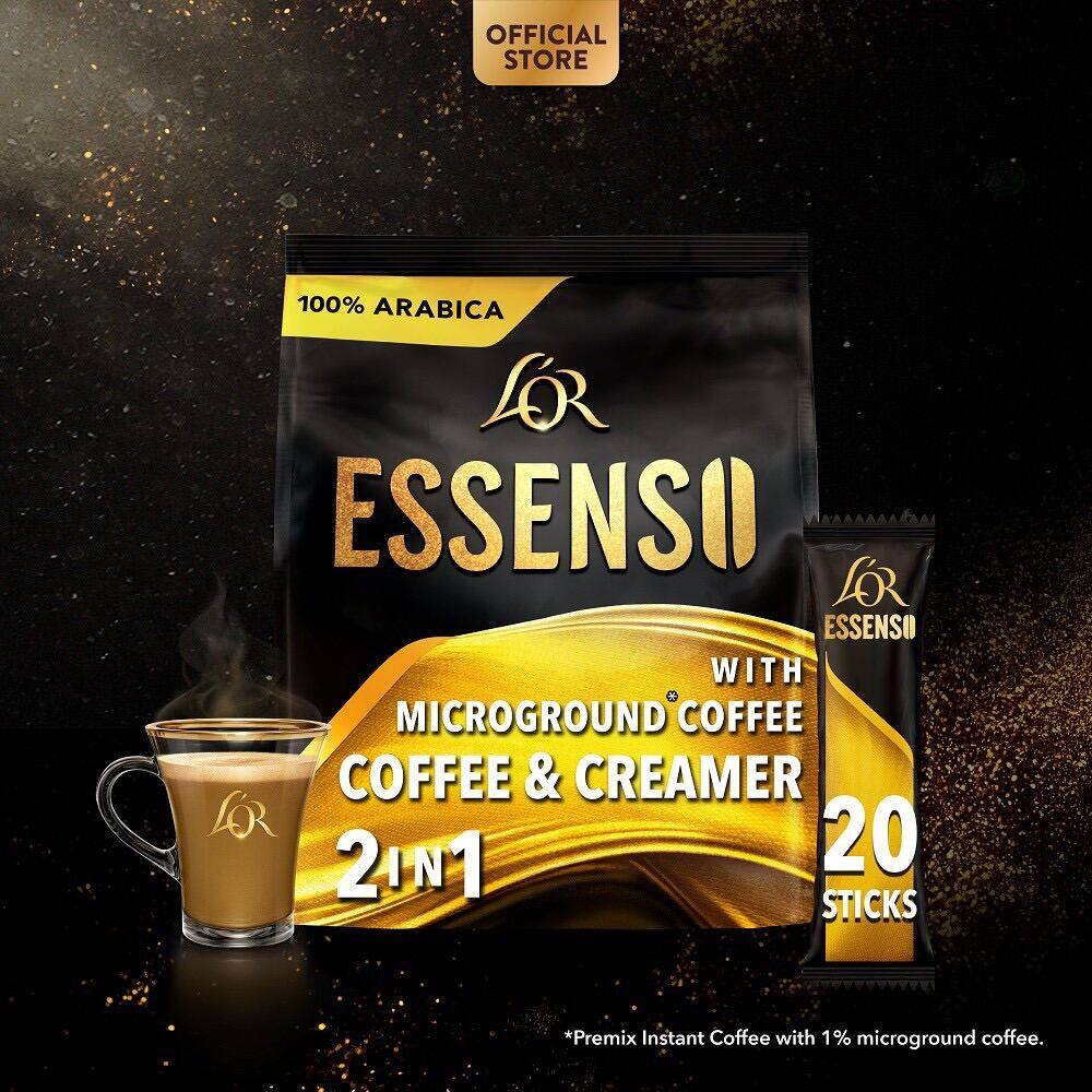 L'OR ESSENSO Classique with Microground Instant Coffee, 20sticks