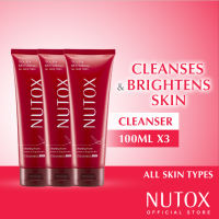 NEW & IMPROVED [Triple Pack] Nutox Youth Restoring Cleansing Foam 100ml (All Skin Types)