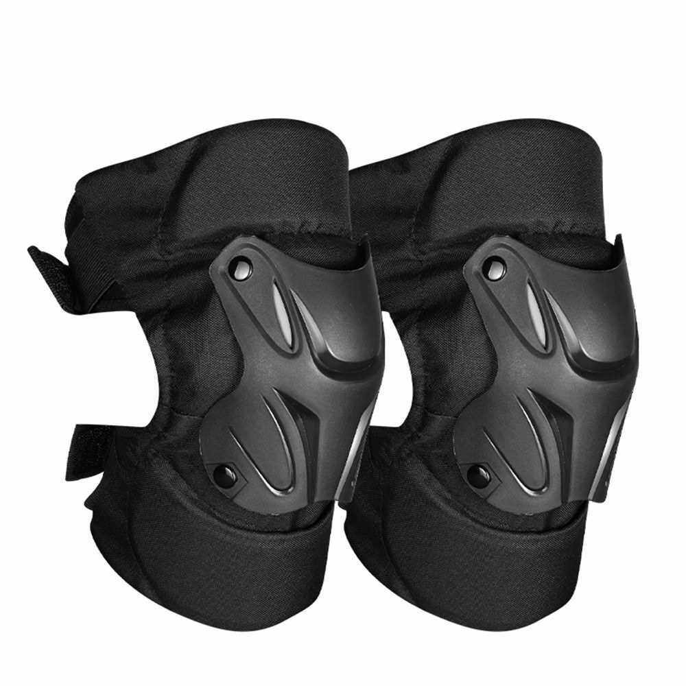 2Pcs Adult Knee Pads Adjustable Knee Cap Pads Protector for Motorcycle Cycling Racing Outdoor Active (Standard)
