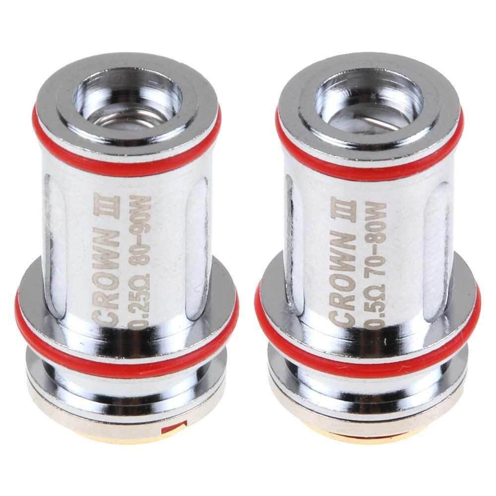 4Pcs Coil Head Replacement the III Generation Tank Coils 0.25 / 0.5ohm Electronic Cigarette Coils for Uwell Crown 3 Atomizer 0.5ohm