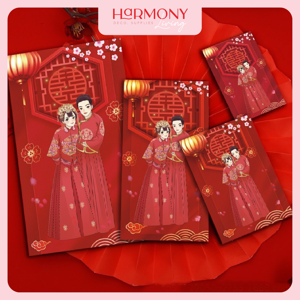 🔥【现货 READY STOCK】🔥 结婚红包婚庆高档红包网红红包婚庆用品堵门红包袋 Wedding Ang Bao Envelop