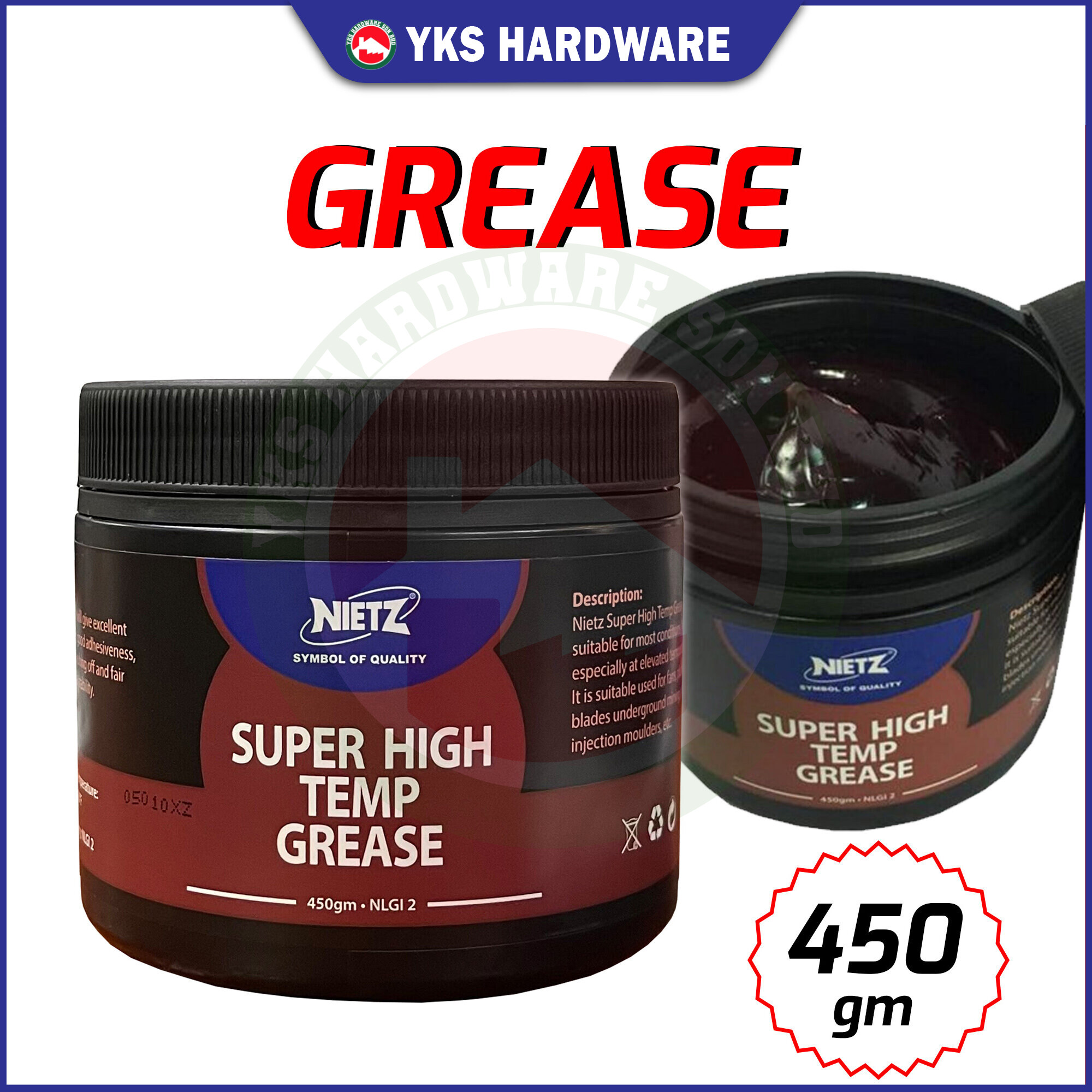 NIETZ Super High Temp Grease [HITEMPREATURE] CONSISTENCY NLGI 2