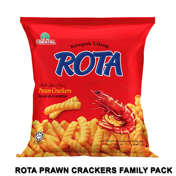 Oriental Rota Prawn Cracker Family Pack (8 x 14g)