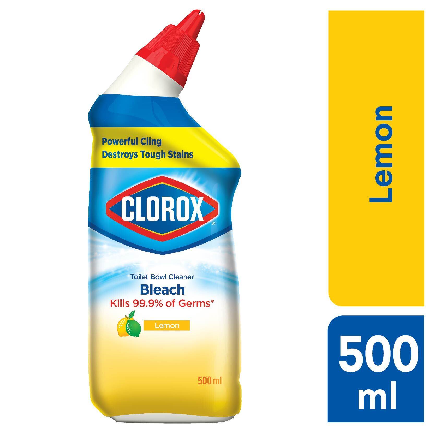 Clorox Toilet Bowl Cleaner With Bleach - Lemon (500ml)