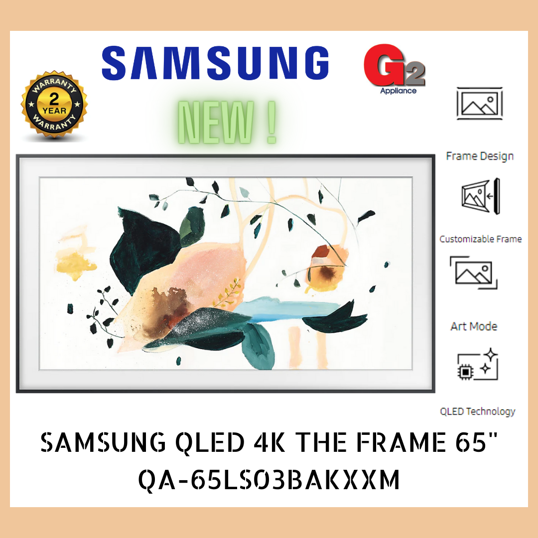 SAMSUNG (AUTHORISED DEALER ) QLED 4K THE FRAME 65\'+String.fromCharCode(34)+\' TV QA-65LS03BAKXXM - SAMSUNG WARRANTY MALAYSIA