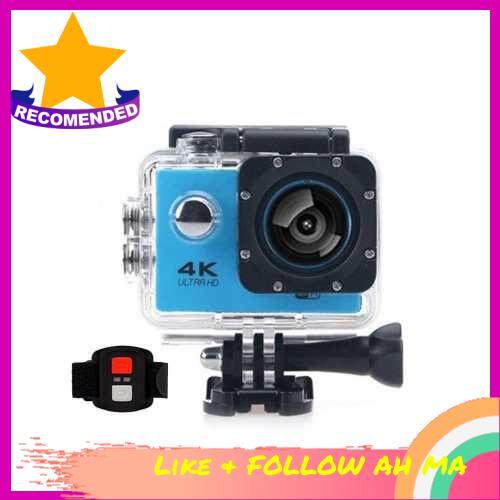 Best Selling High Definition Mini Waterproof Sport Camera Cycling Multi-function Can Be Connected to WIFI and Remote Camera to Prevent Shaking (Blue)