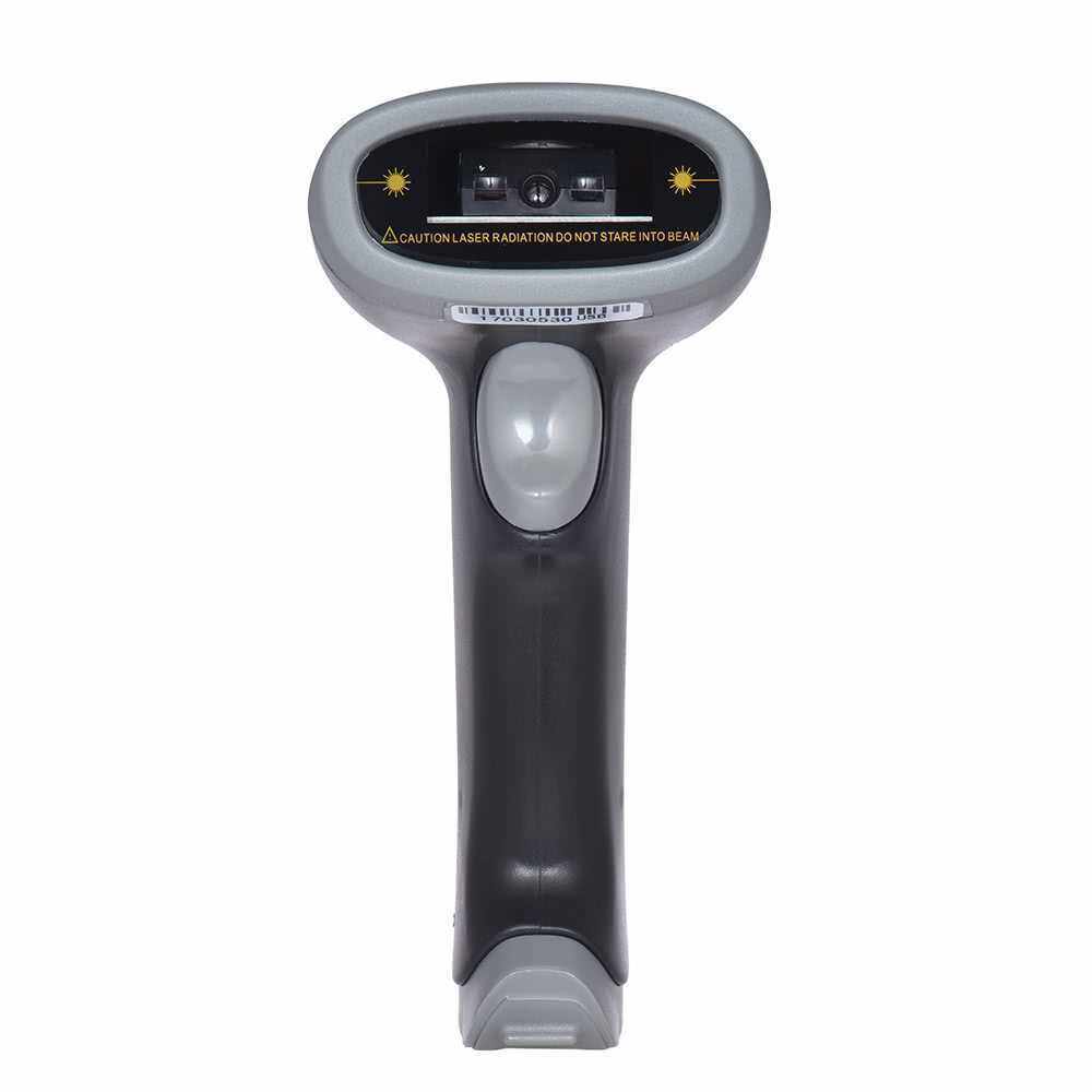 2.4GHz Wireless USB Wired 1D Barcode Scanner Auto/Manual Scanning CCD Red Light Screen PC Computer Bar Code Reader 2000dpi 260t/s Intermal Memory Up to 2500 (Standard)