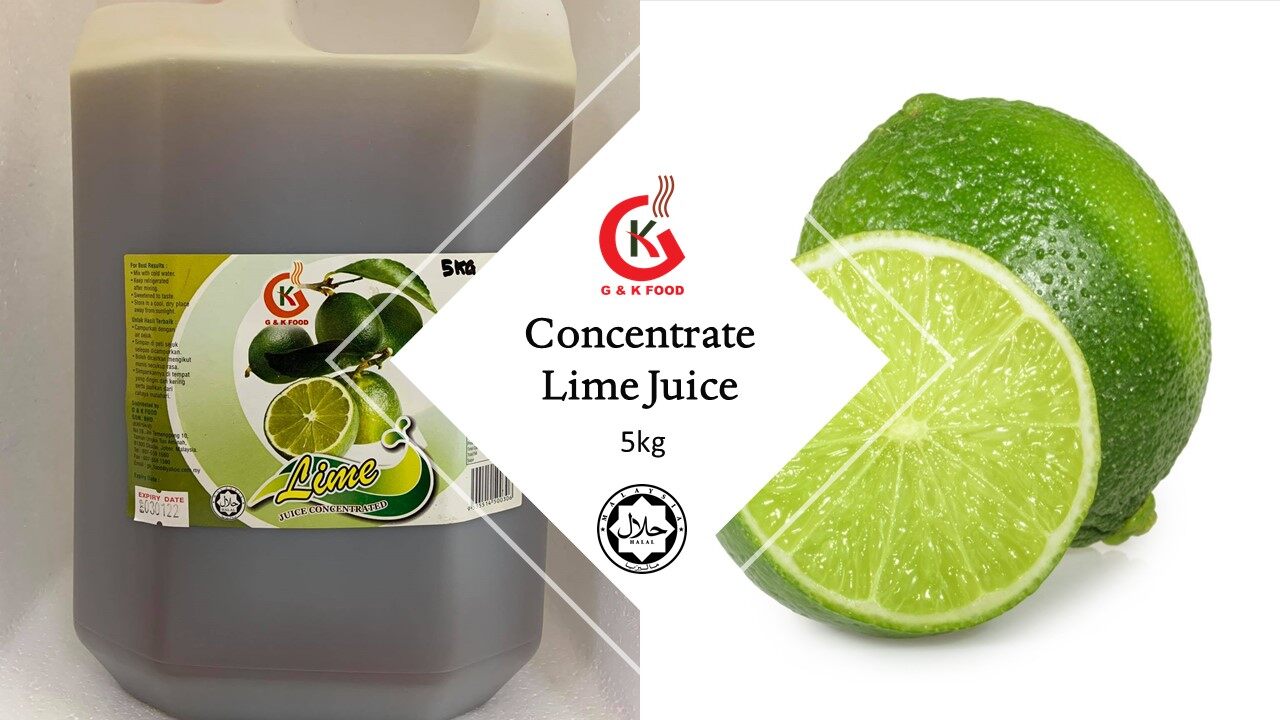 [100% JAKIM HALAL] 5kg Concentrate Green Lime Juice/ Lime Juice/ Ice Blended Lime/ Stock Cukup!!!