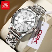 OPK Watch For Men Waterproof 2024 Original Casual Wrist Watches Fashion Luxury Stainless Strap Calendar Luminous Quartz Mens Clock