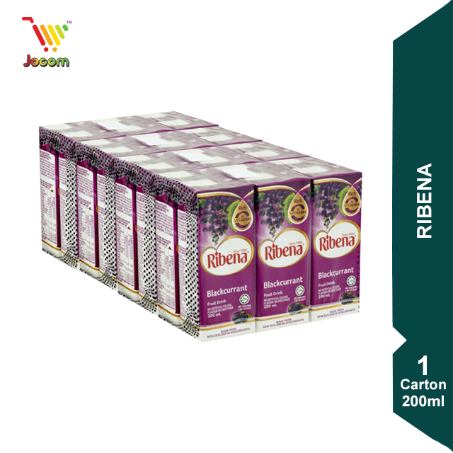 Ribena Ready To Drink Regular Blackcurrant Drink 1 Carton (24 x 200ml) [KL & Selangor Delivery Only]