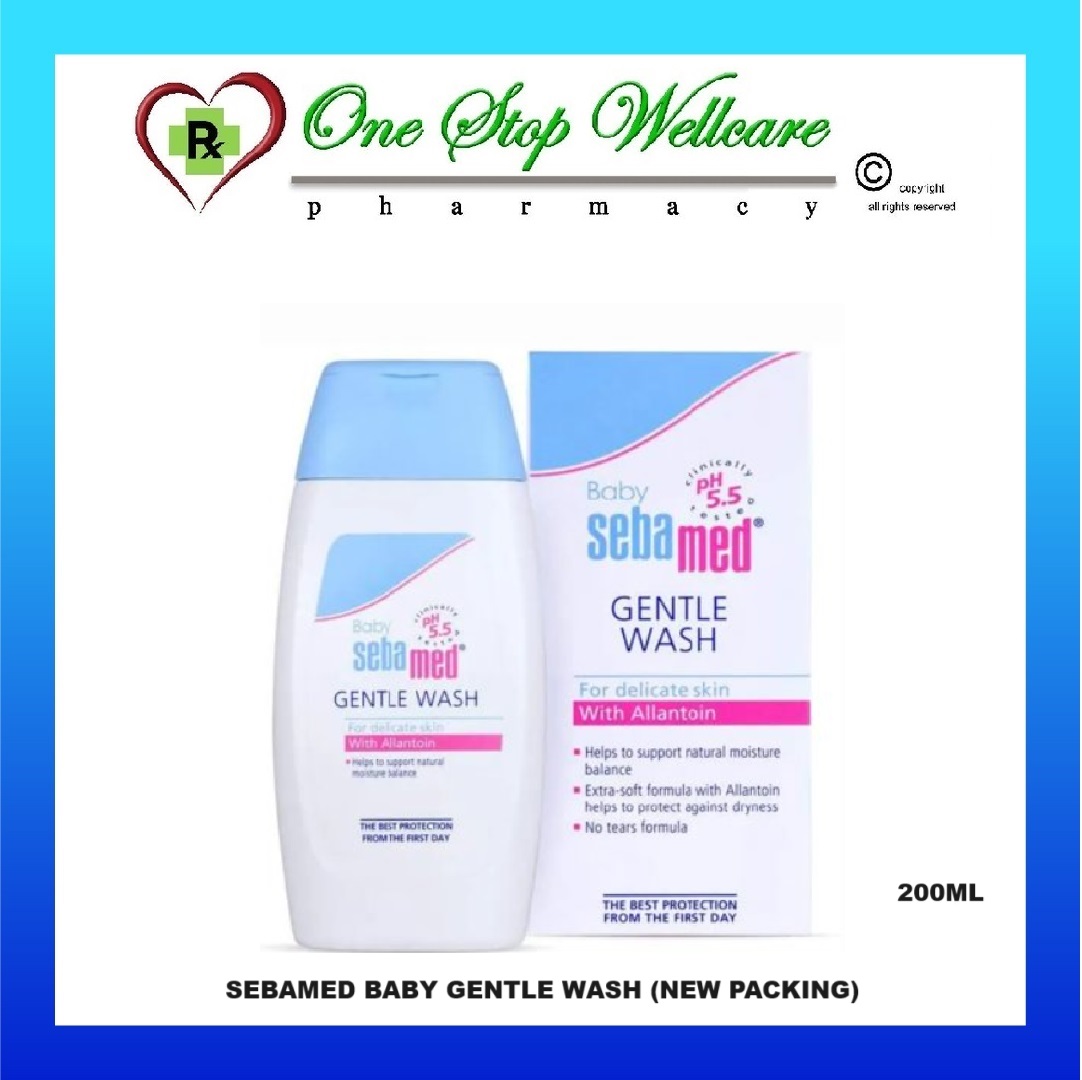 [NEW PACKAGING TO EXTRA SOFT] SEBAMED BABY GENTLE WASH 50ML /200ML / 400ML / 400ML FOC RANDOM / 1000ML