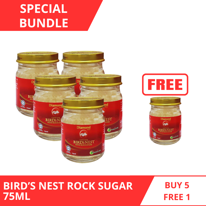 [B30F6] Diamond Genuine Birds Nest with Rock Sugar 75ml | skin | immunity | respiratory |