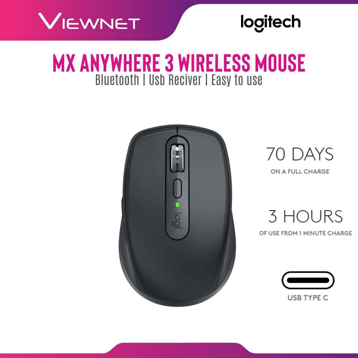Logitech MX Anywhere 3 Master series of wireless mouse Ultimate versatility with remarkable performance