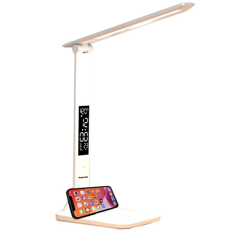 panasonic Table Desk Led Chargeable Lamp USB study lamp 3 Color Stepless Dimmable Eye Protection Night Ligh Touch Foldable Table Lamp Touch Sensor Bedside Reading