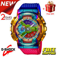 【2YEARS WARRANTY】Jam Tangan Lelaki GShock GM-110RB-2A shockproof Military Waterproof Sport LED Digital Quartz Men Watch