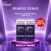 [Bundle] Sambucol Black Elderberry Original Syrup (250ml x 2)