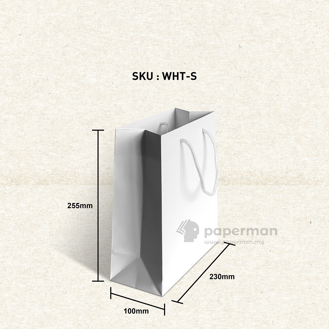 Store Age [25pcs] Plain Matt Color Paper Bag Goodies Bag Gift Bag for Wedding / Birthday / Annual Dinner / Party - Size S M L