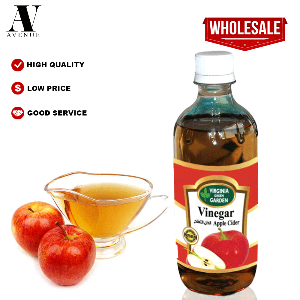 Virginia Green Garden Apple Cider Vinegar 473 ml خل التفاح