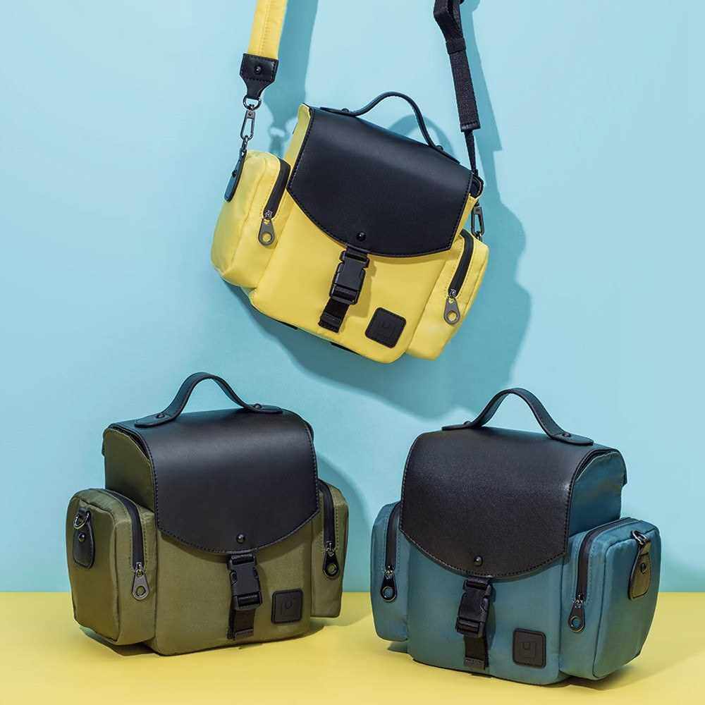 Xiaomi UREVO Camera Bag Travel Case Backpack Business Luggage Outdoor Shoulder Rucksack Waterproof for Photographer (Green)