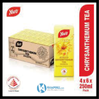 YEOS Asian Drinks Chrysanthemum Tea Tetra Box 1 Carton (24 x 250ml)