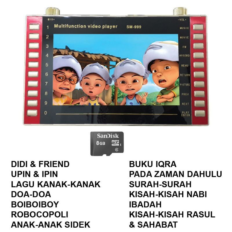 [Ready Stock ] MP4 Kids Learning Player (4.5 inch, 7 inch, 10 inch)